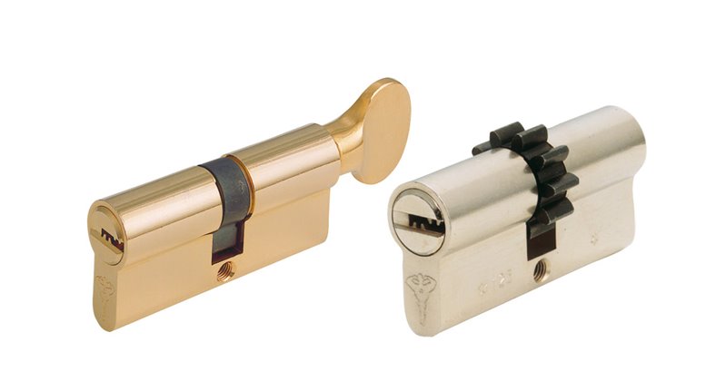 Mul T Lock INTERACTIVE Cylinder KNOB Cogwheel Gear 81mm Euro Door Lock Locksmith 