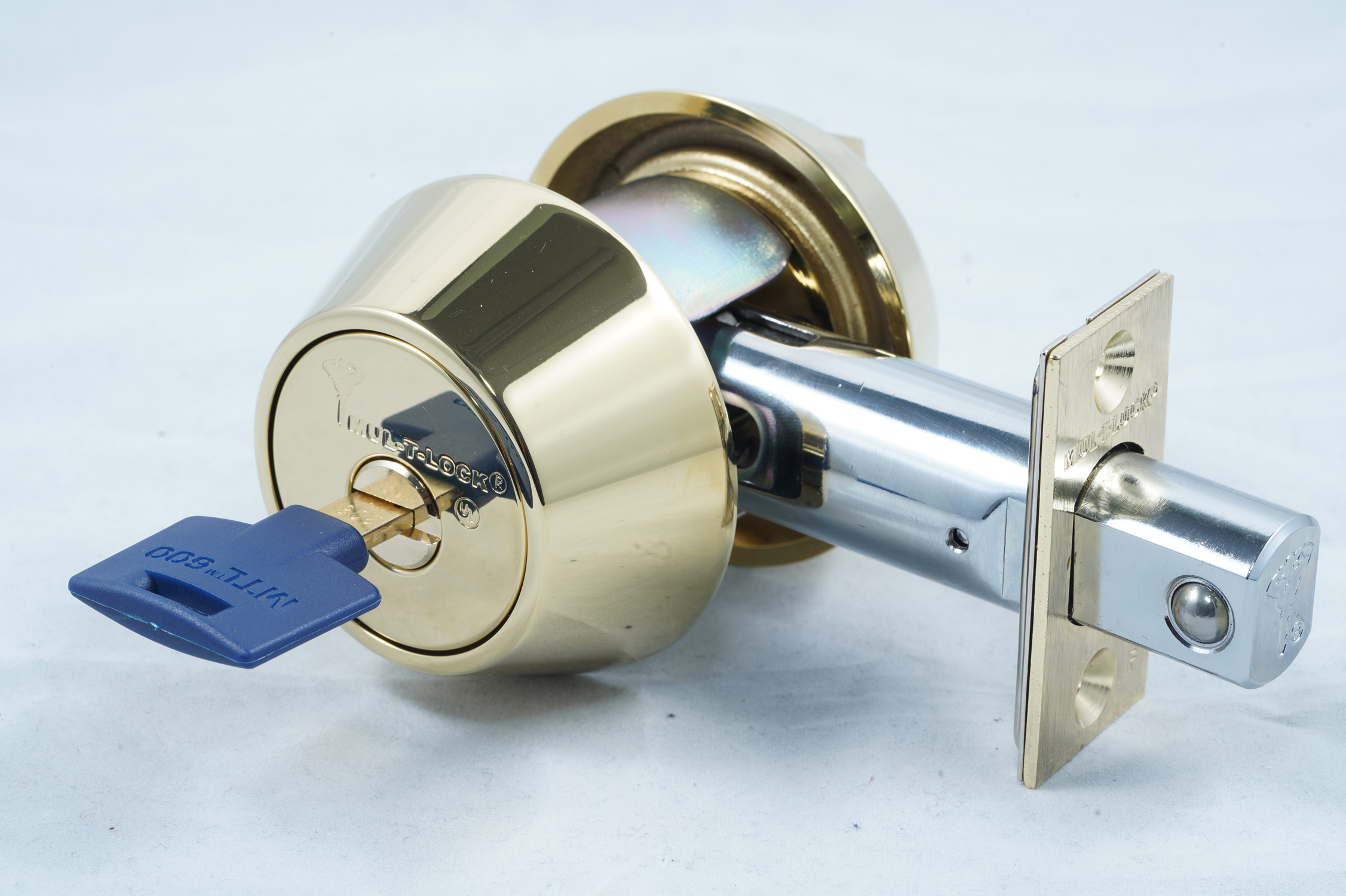 Mul-t-lock single cylinder dead bolt 006 key 